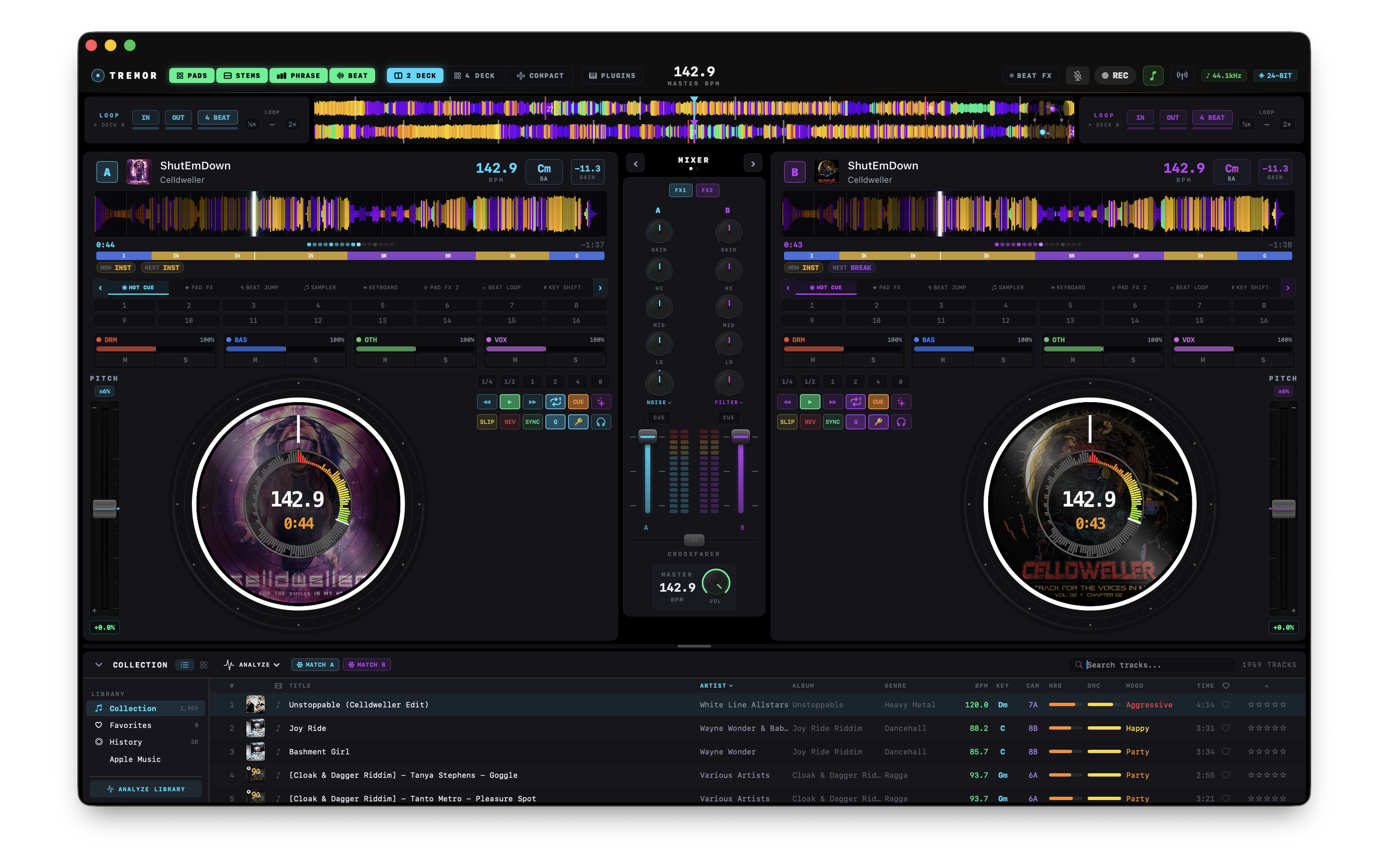 Tremor: AI DJ Mixer & Stems screenshot 20