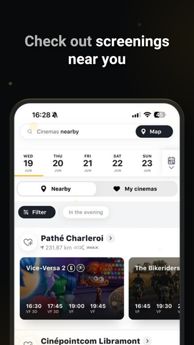 Pathé Belgium iPhone screenshot 3 - Entertainment app