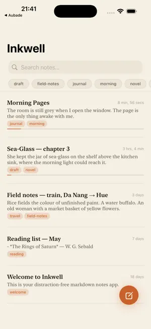 Inkwell Notes screenshot 1