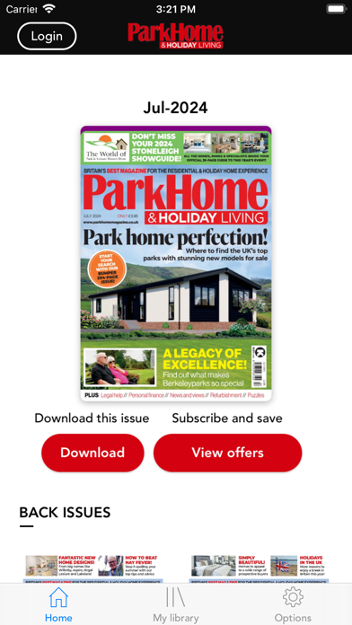 Screenshot 1 of Park Home & Holiday Living App