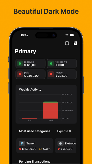Quartzo - Spending Tracker Screenshot