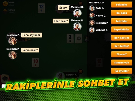 Screenshot #5 pour Çanak Okey - Mynet Oyun