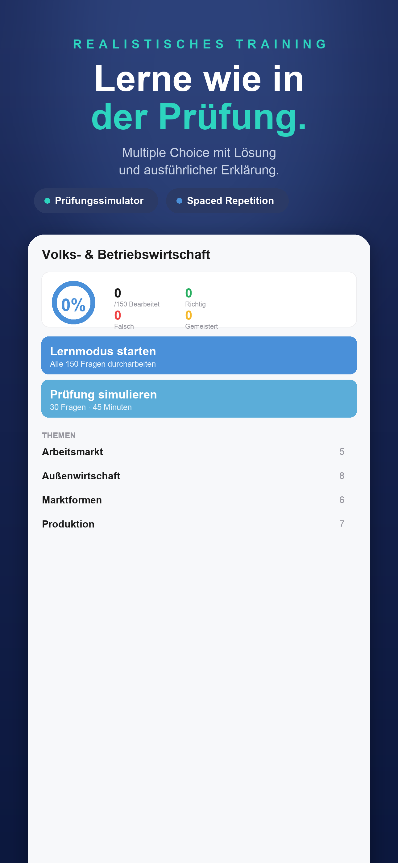 FachwirtTrainer screenshot 3