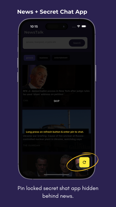Secret Chat - DailyNewsTalk Screenshot