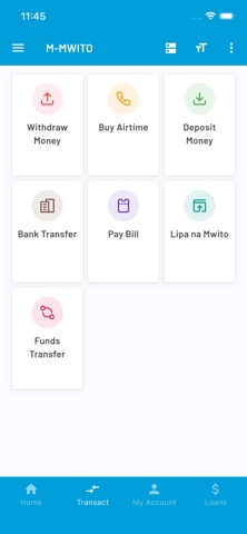 MWITO SACCO iPhone screenshot