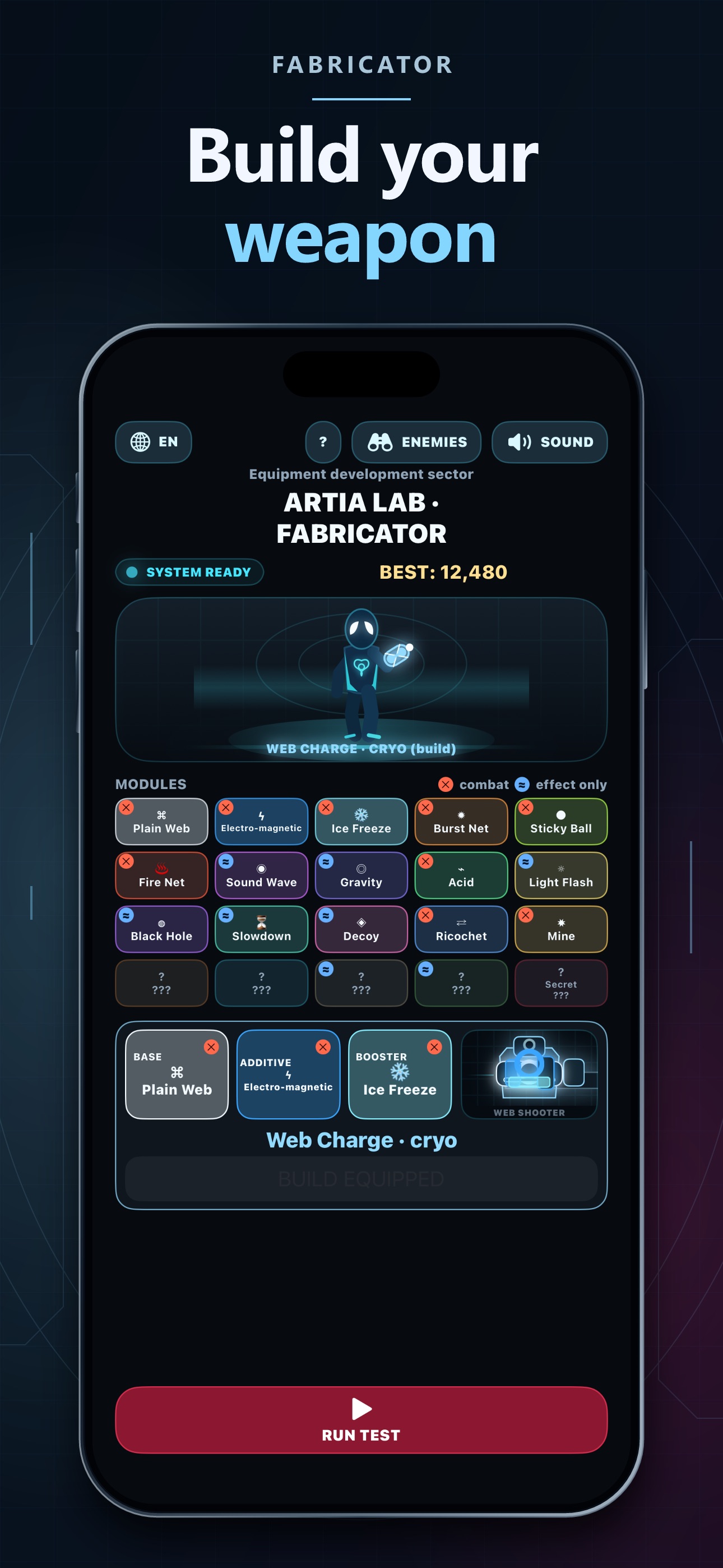 Screenshot 1 of Fabrikator: Make Web-Shooters