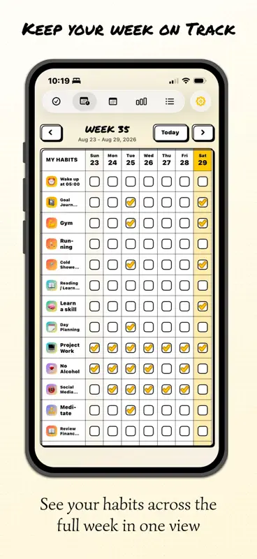 HabitMkr: Habit Tracker screenshot 1 of 6