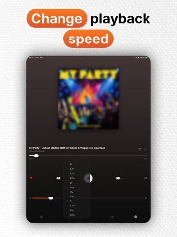 Soundy: Cloud Music Player iPad screenshot