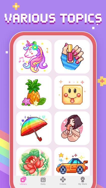 Bit Color by Number: Pixel Art screenshot-5