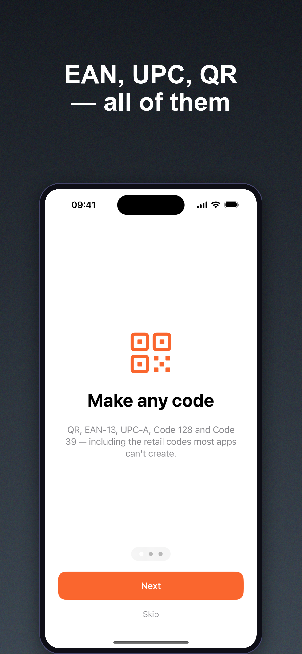 Barcoda – Barcode Generator screenshot 2