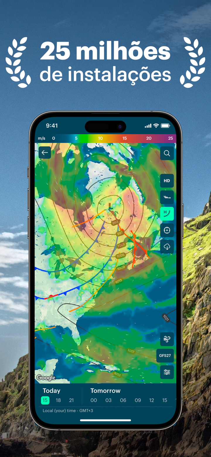 Windy: previsão de surf e vela screenshot 1