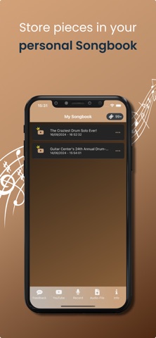 Drum2Notes - Transcribe Drums screenshot