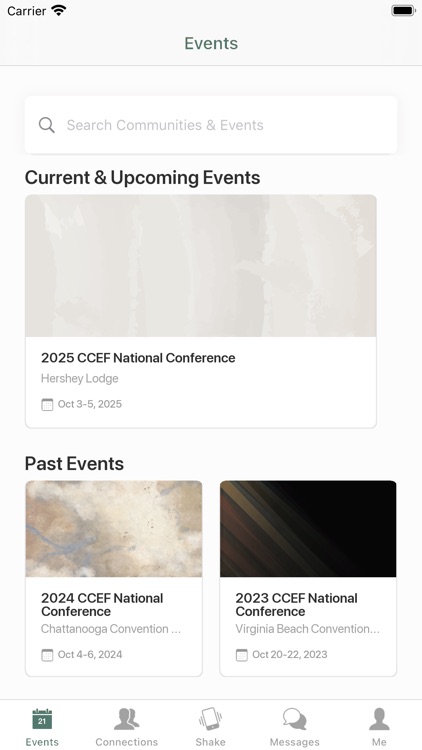 CCEF Conferences