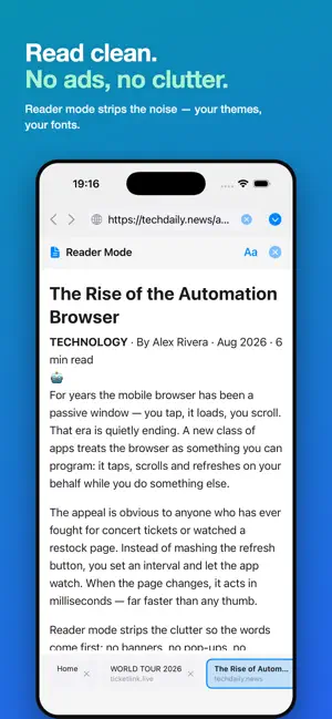 AutoWeb: Automation Browser screenshot 4