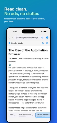 AutoWeb: Automation Browser Screenshot 4 of 5