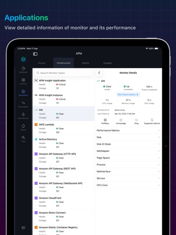 OpManager Nexus | On-Premises iPad screenshot