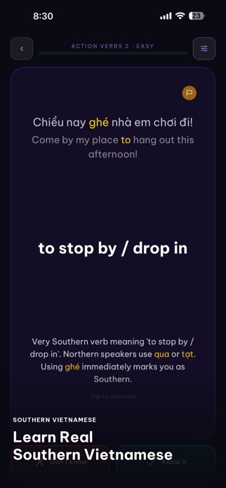 Learn Vietnamese: Saigon Screenshot 8 of 9