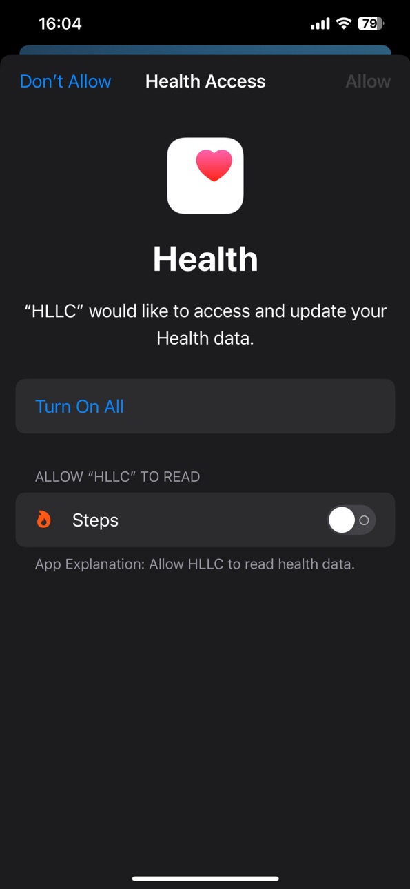 iPhone screenshot