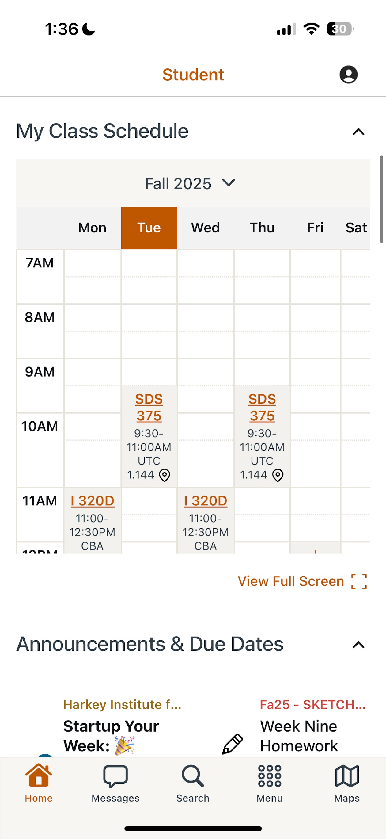 MyUT Austin screenshot 3