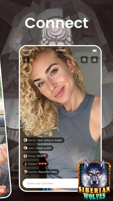Omit: Interact & Connect, Chat Screenshot