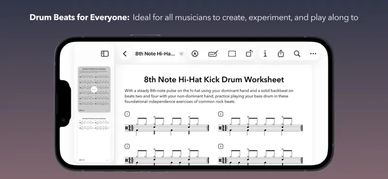 Drum Notation by Beat Note screenshot 6 of 10