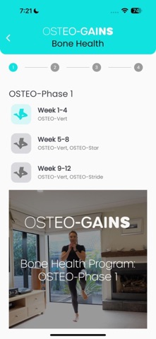OSTEO-GAINS screenshot