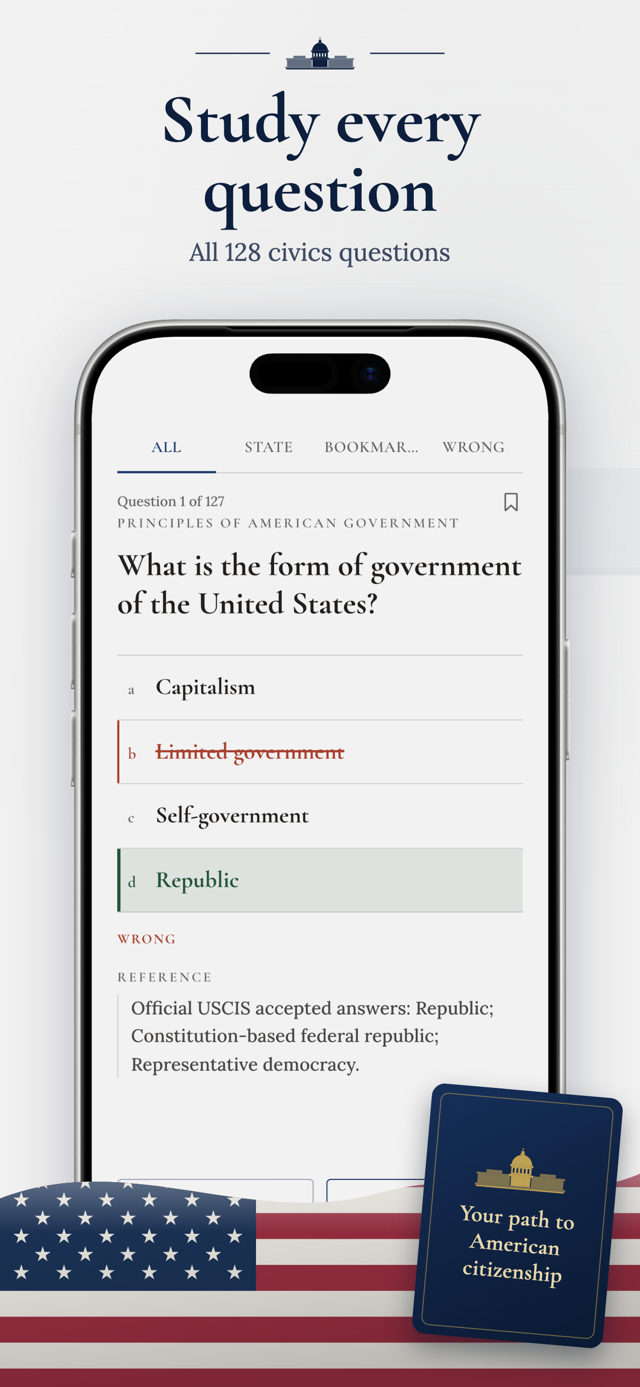 American Citizenship Test 26 screenshot 2