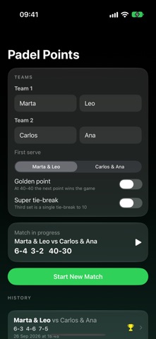 Padel TapScore screenshot 2