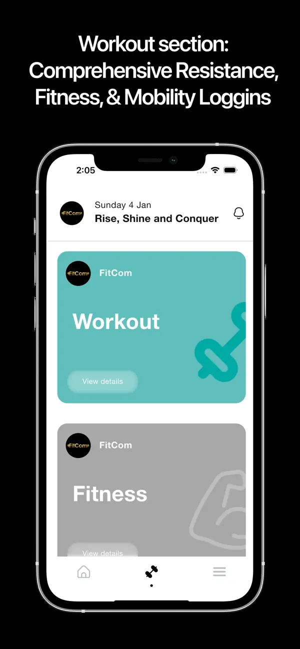 Screenshot #3 pour Fitcom App
