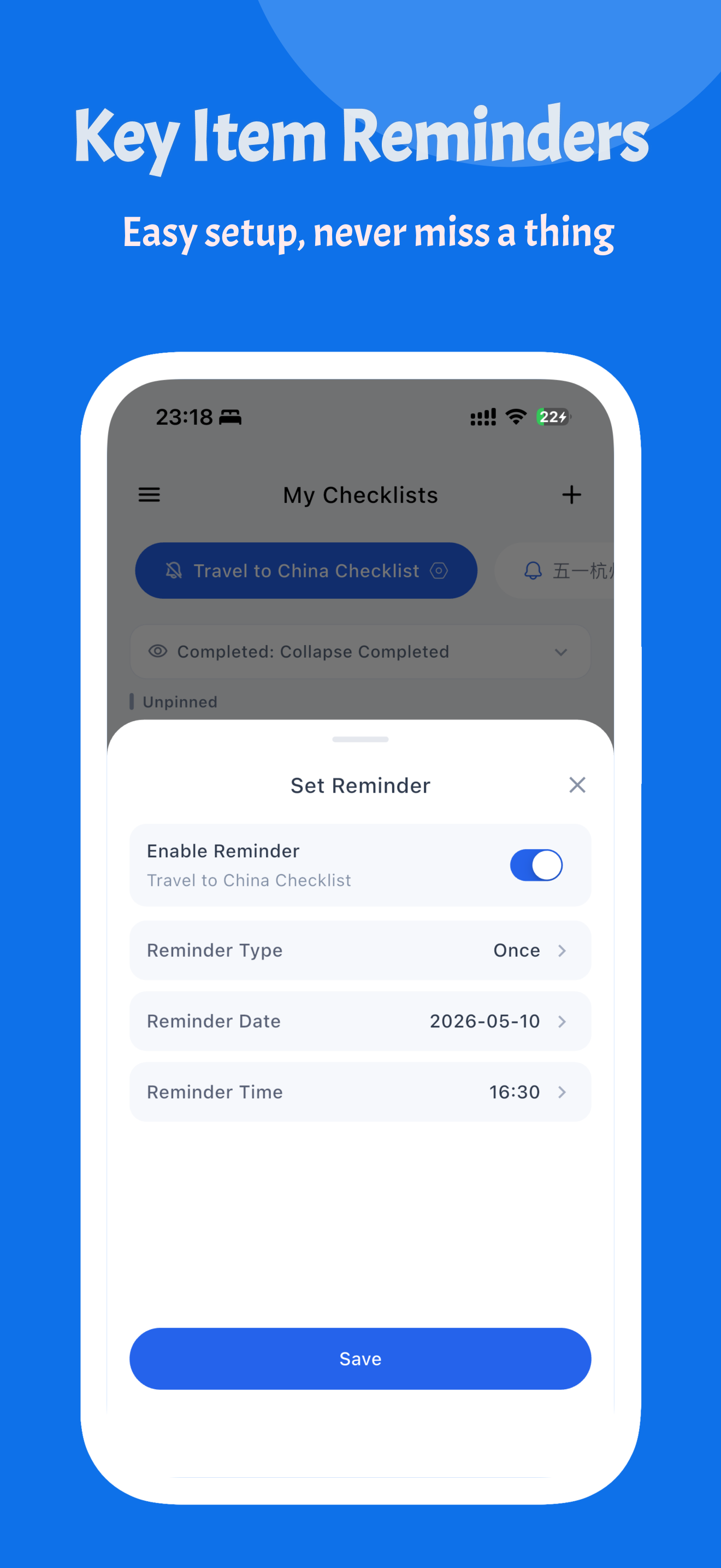 NeverMiss-AI Packing Checklist screenshot 5