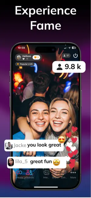 Famy: AI Live Stream with Fans screenshot 2