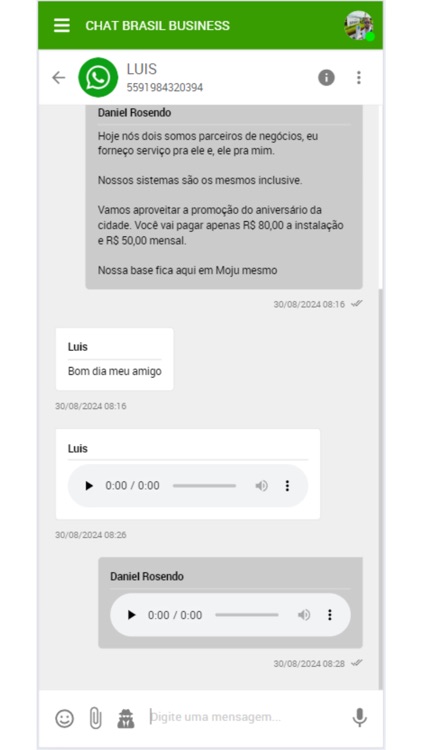 Chat Brasil Business