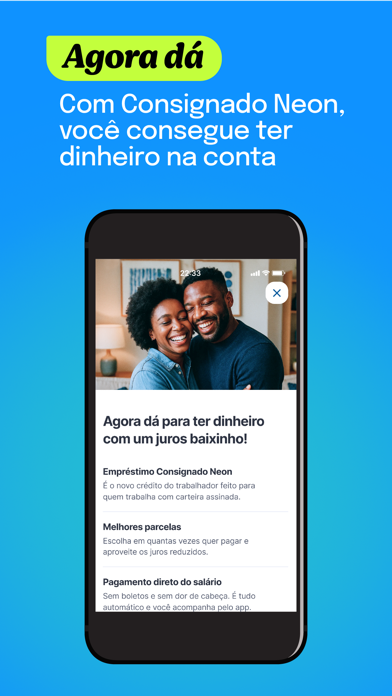 Neon: cartão de crédito Screenshot