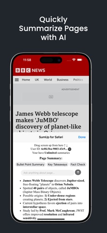 SumUp for Safari Screenshot 2 of 4