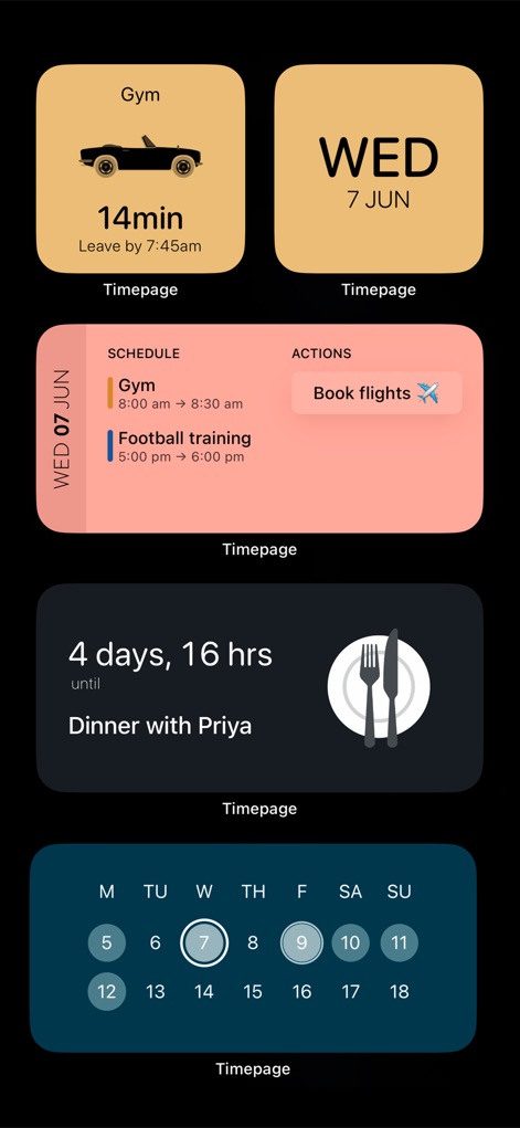 Timepage: Calendar Planner - null