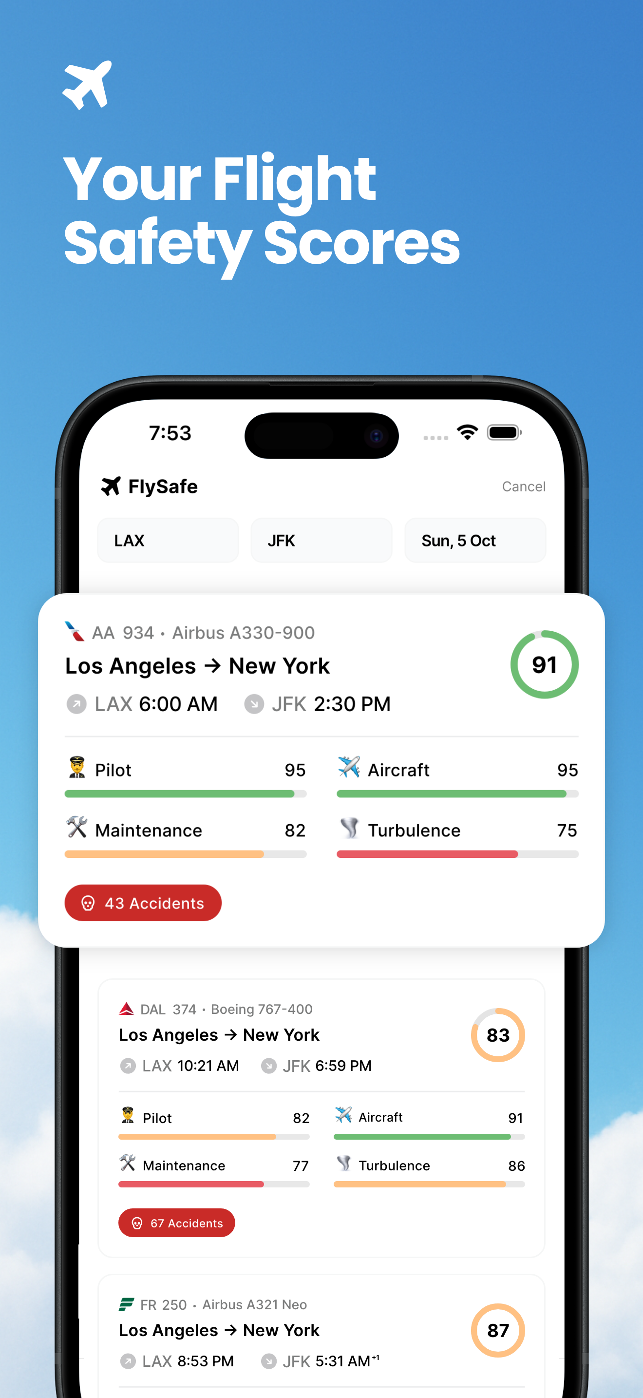 FlySafe: Flight Safety Score