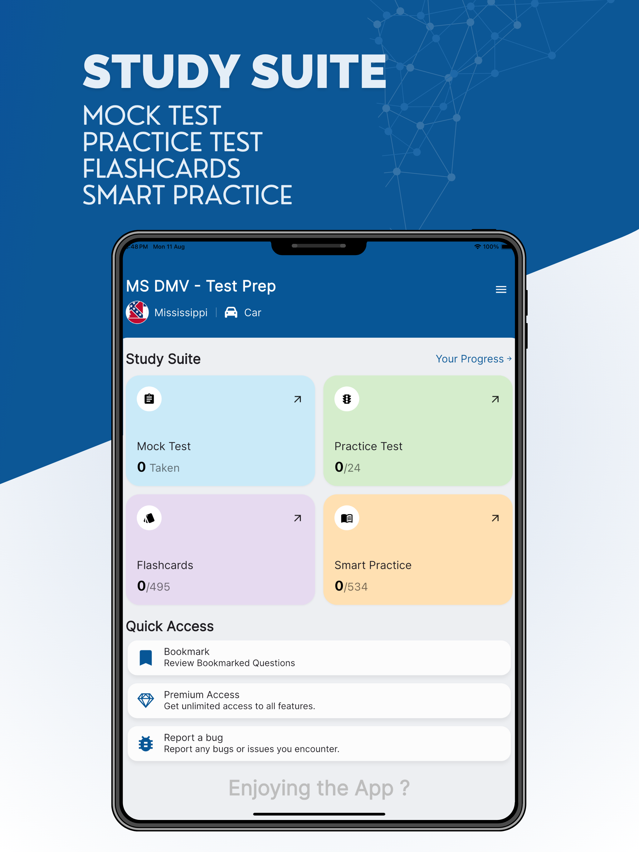 Mississippi DMV Prep Test