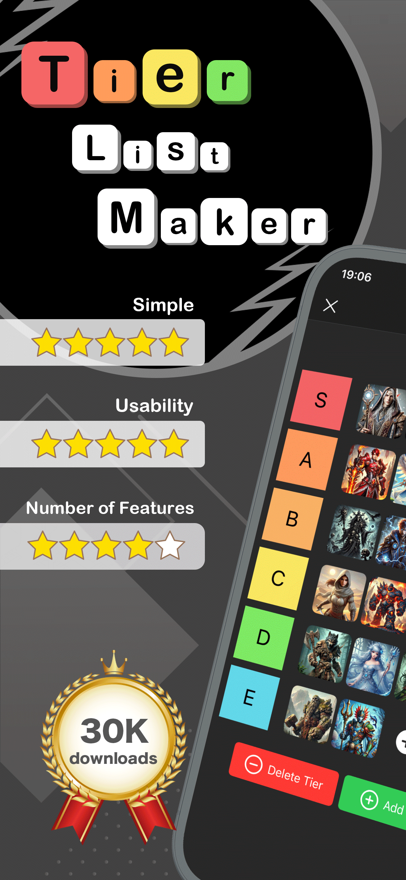Tier List Maker: Your Own List