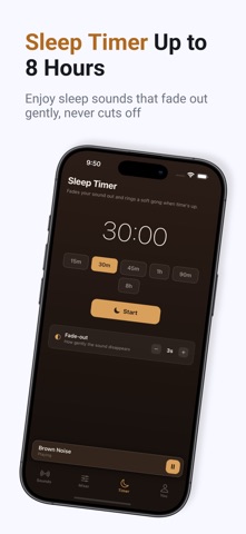 Brown Noise For Sleep: Relax iPhone screenshot