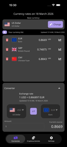 Coin & Currency Converter Screenshot 5 of 8