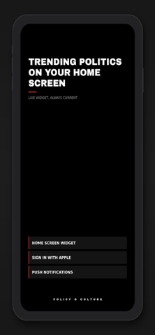 Policy & Culture iPhone screenshot
