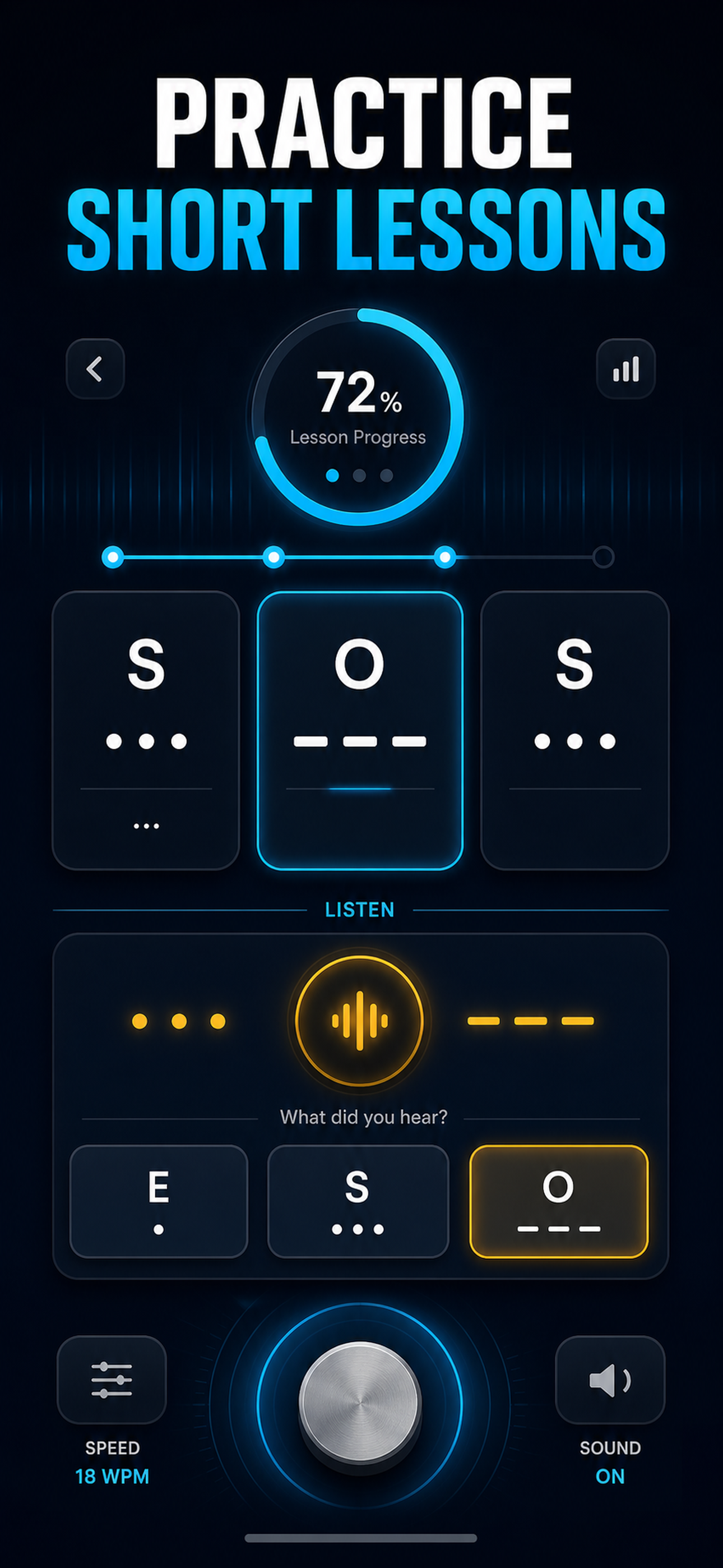 Morse Code Trainer: Learn CW screenshot 4