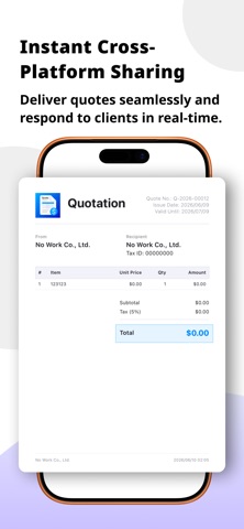 Quotify - Quotation & Invoice Screenshot 3 of 4