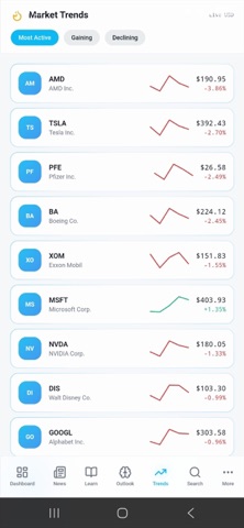 StockLearnAI screenshot