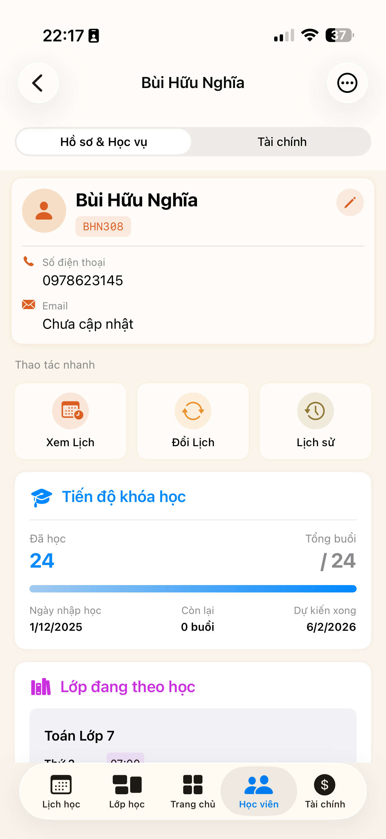My Class - Quản lý lớp học