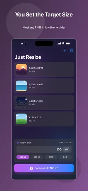 Just Resize: Photo Compressor screenshot 2