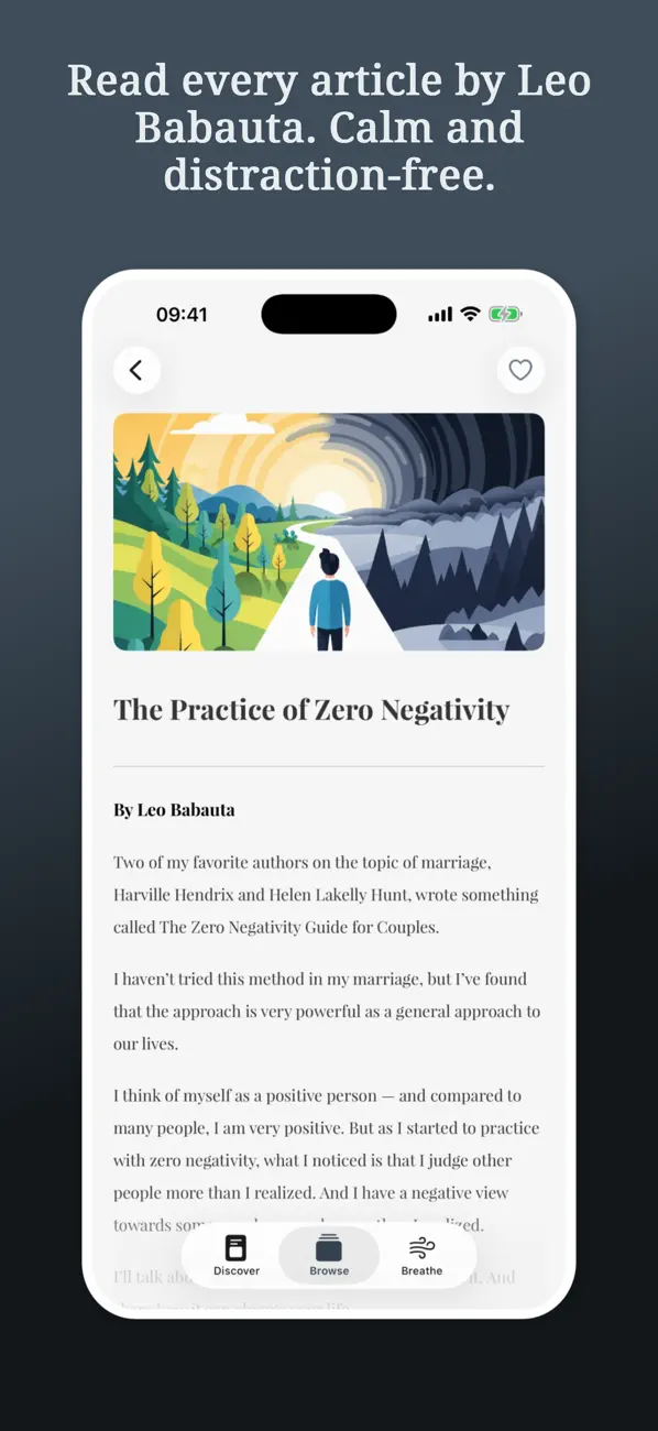 Screenshot #2 pour Zen Habits by Leo Babauta
