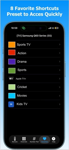 Remote for Samsung : iSamSmart iPhone screenshot
