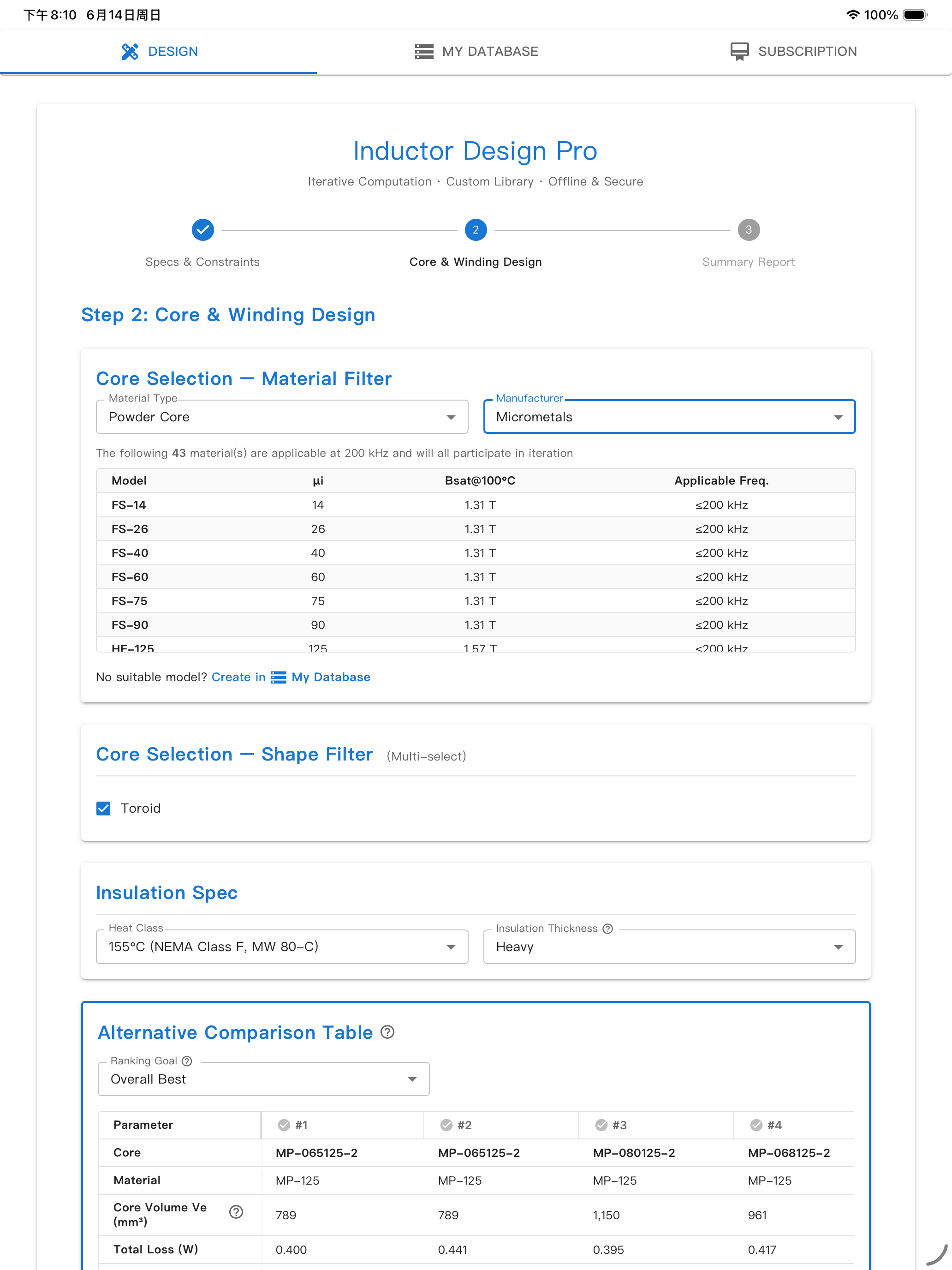 Inductor Design Pro screenshot 13