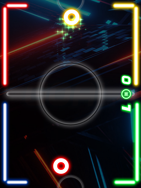 Screenshot #4 pour Glow Hockey Neon Challenge